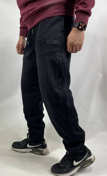 Мужские штаны коттон на флисе