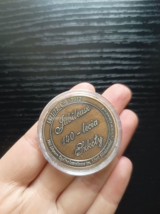 Medal pamiątkowy okolicznościowy, 140-lecie szkoły w Katowicach