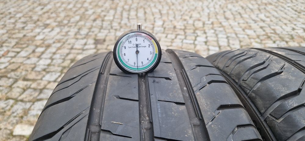 2 opony Continental 225/55/17 Contivancontact końcówka 2022r para lato