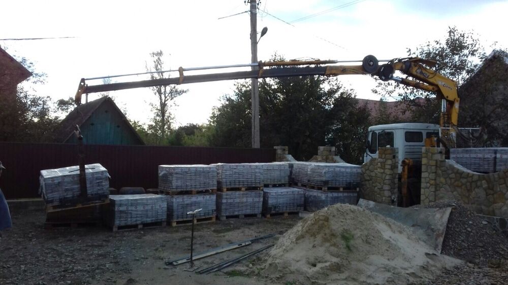 Послуги краном-маніпулятором