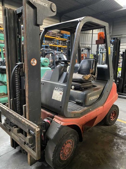 Wózek widłowy Linde H25T, 2,5t, LPG, 2002r, Duplex 3,2m, przesuw b.