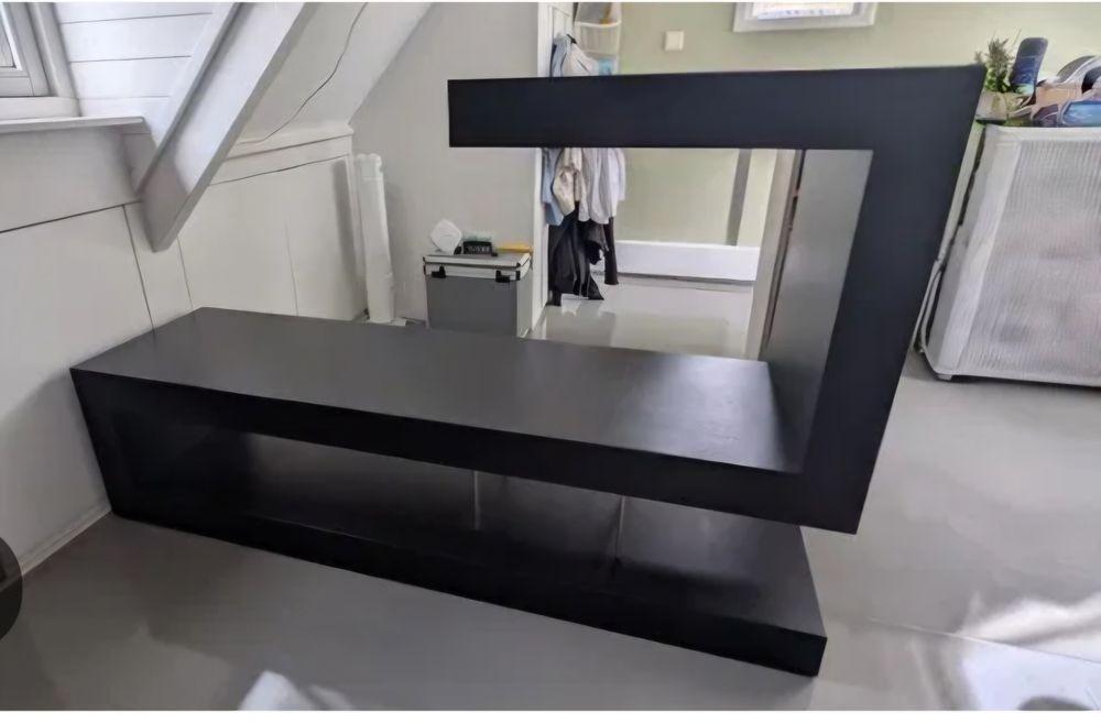 Móvel tipo estante preto BoConcept