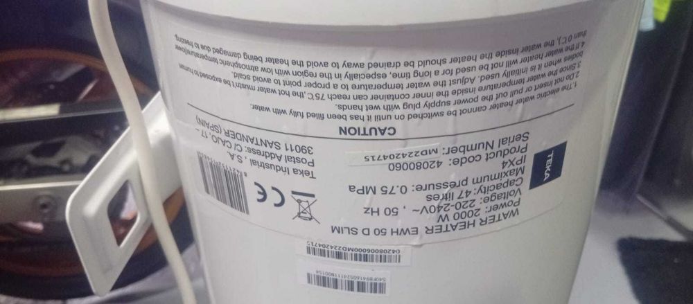 Termoacumulador Teka