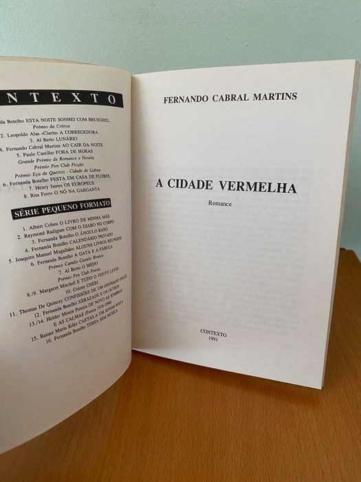 A Cidade Vermelha - Fernando Cabral Martins