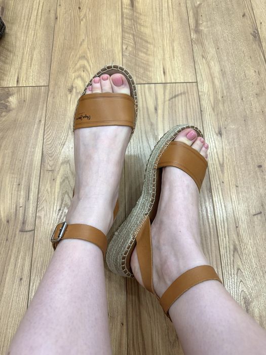 Босоніжки шкіряні Pepe Jeans KATE коричневі 37 розмір