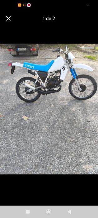 Yamaha dt 50  azul