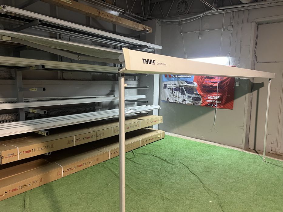 Markiza/roleta boczna Thule Omnistor 4900 - 4m x 2,5m - Biała