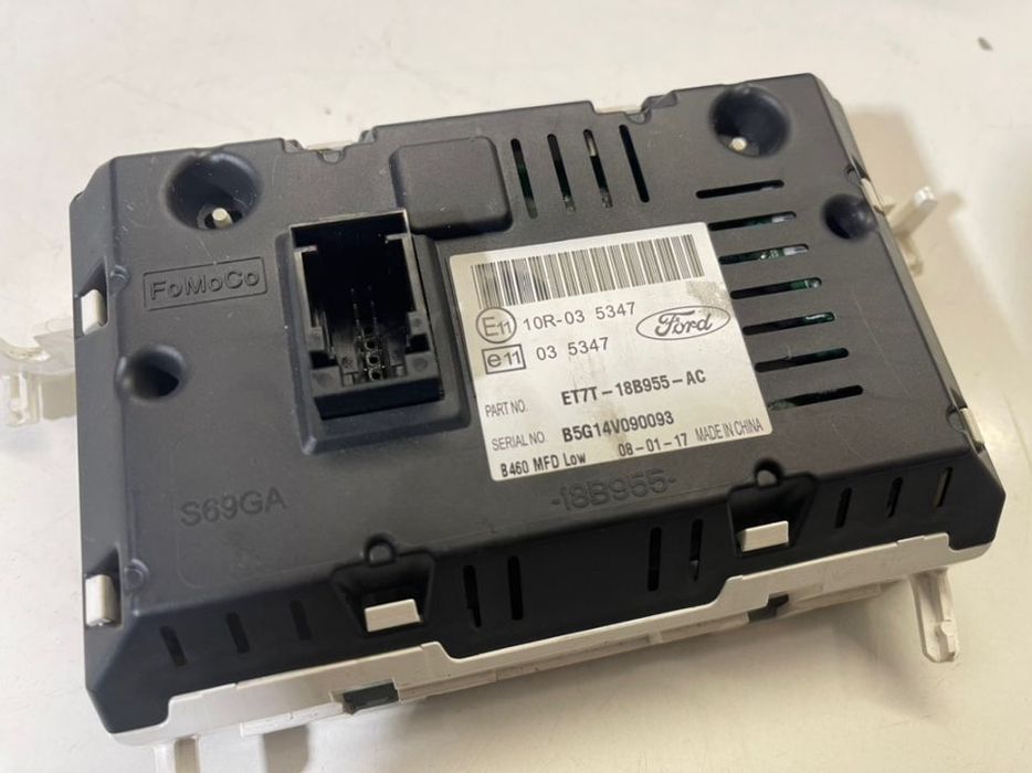 Rádio CD Central Display Ford Fiesta 2015 mk6