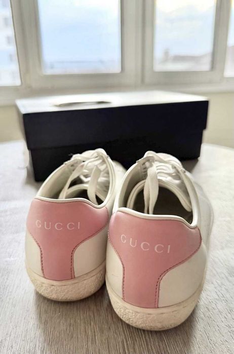 Кеди Gucci Ace оригінал, шкіра, розмір 36