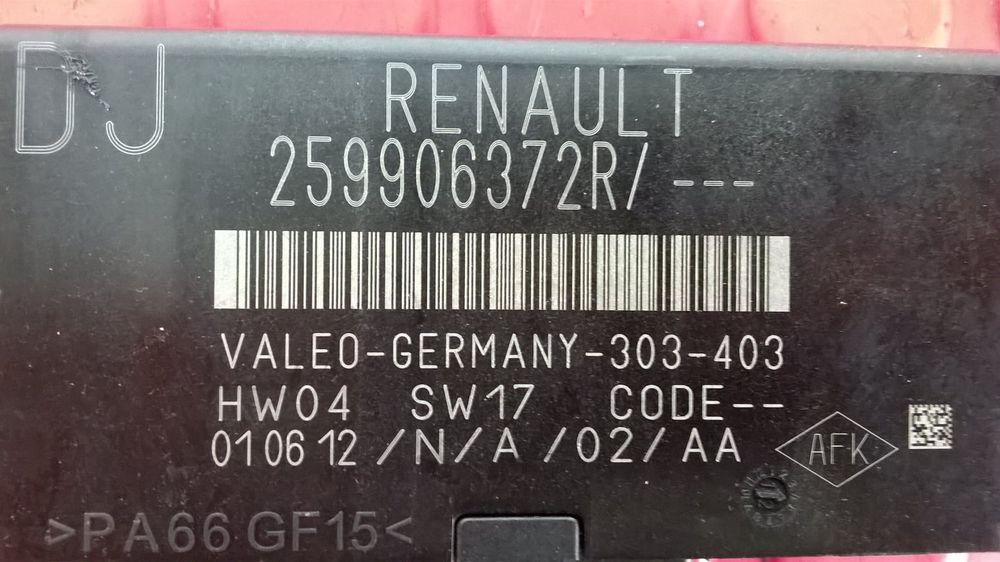 Centralina Sensores Estacionamento 259906372R - RENAULT MEGANE III Hatchback