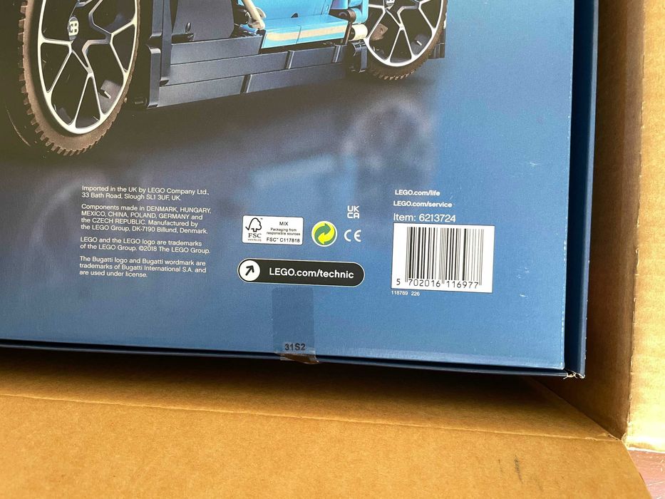 LEGO Bugatti Chiron – NOVO e SELADO!