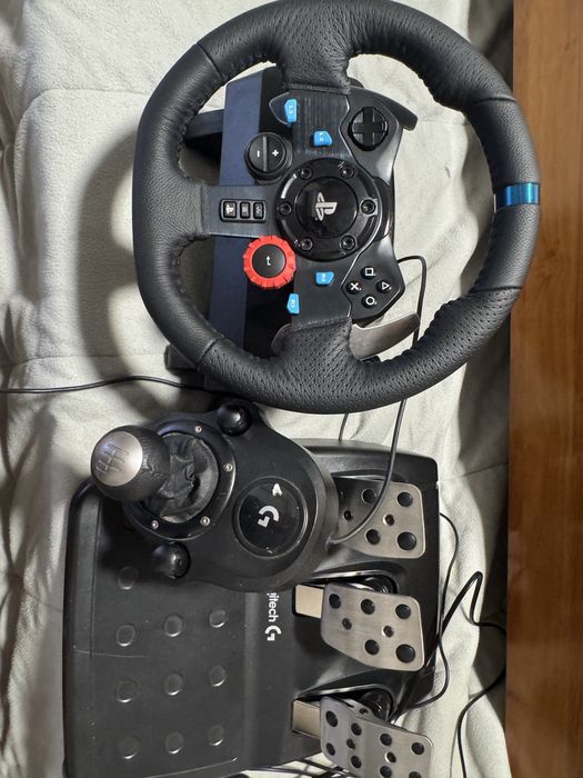 Logitech G29 + Pedais + Caixa de Velocidades – PS4/PS5/PC