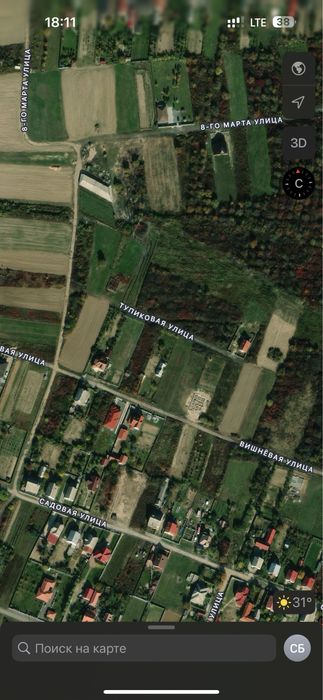 Ділянка під будівництво 0,12 га