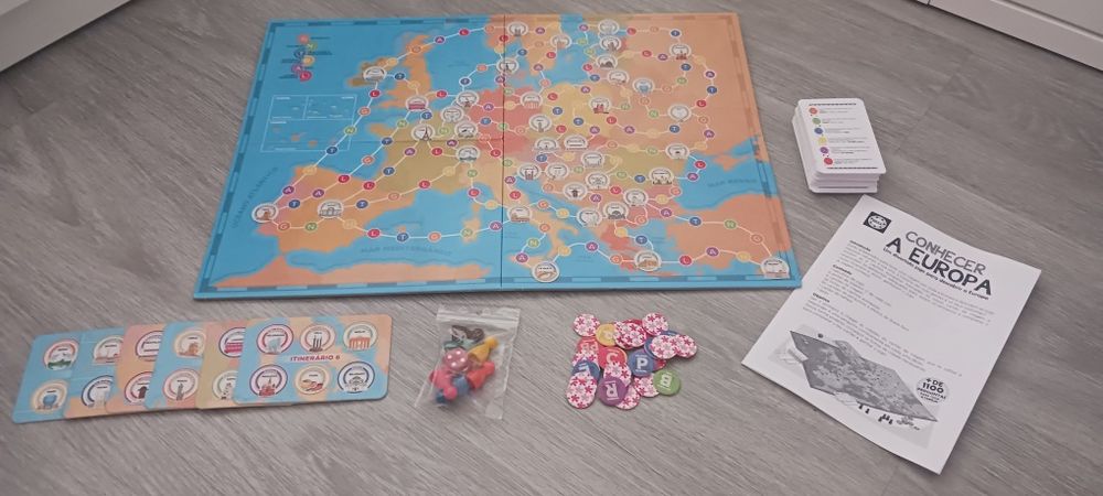 Jogo "Conhecer A Europa"