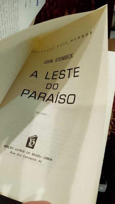 A Leste do Paraiso - John Steinbeck