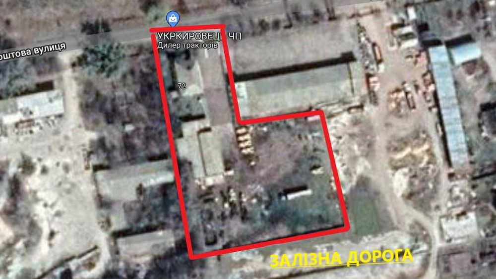 Оренда промислової бази в 5км від траси Київ-Харків, 100км від Києва