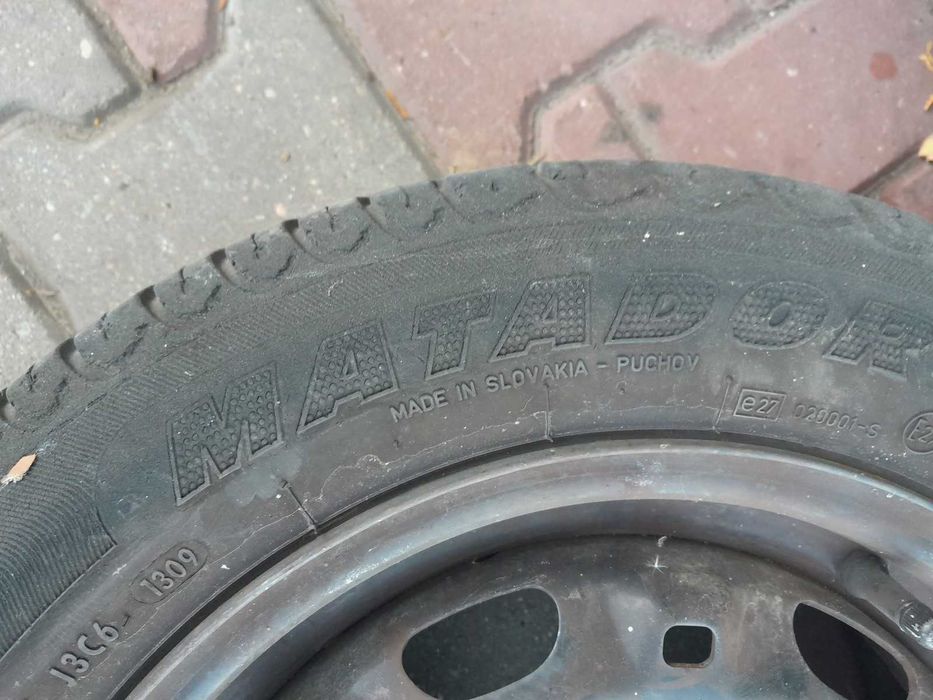 Koła felgi stalowe 14" 5x100 ET38 Vw Golf 4 Skoda Fabia opon 175/65/14