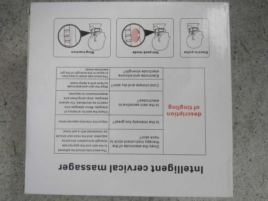 Massajador cervical