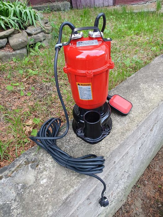 Насос 2,7 kW Фекальний Дренажний с Дробилкой (ТІЛЬКИ ДОСТАВКА ПОШТОЮ)