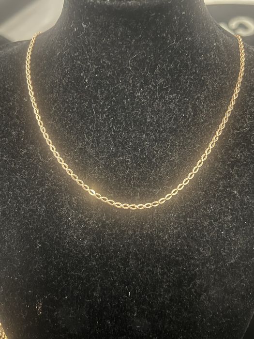 Cudny lancuszek zloto 575