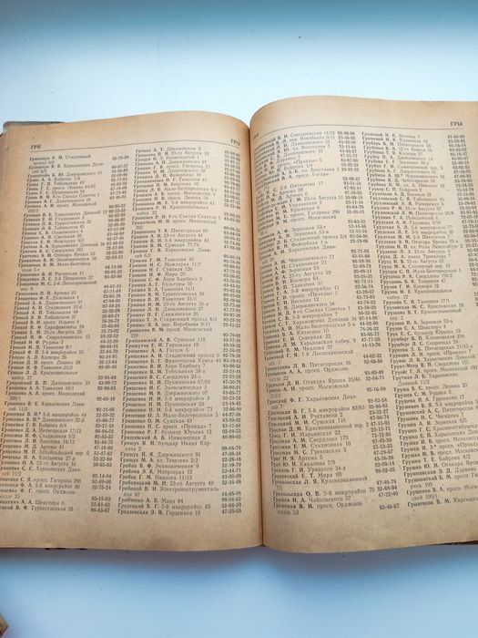 Телефонний довідник Харкова 1972