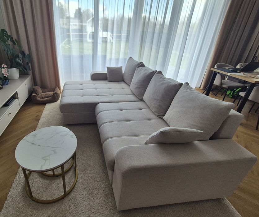 Beżowy narożnik Kronos nelwe