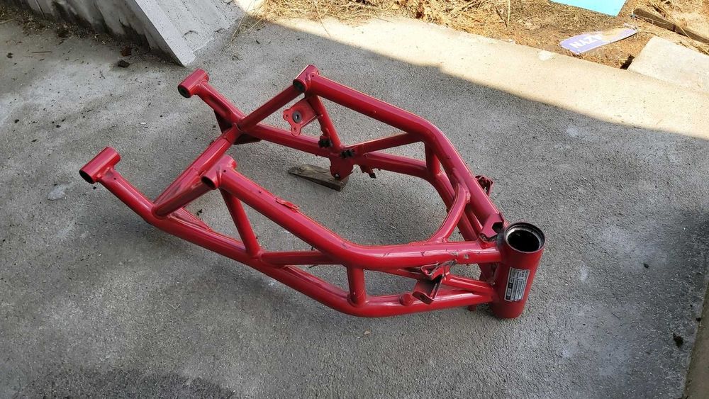 Rama Ducati 2015r Hypermotard 821 dokumenty niemiecki ksiazki