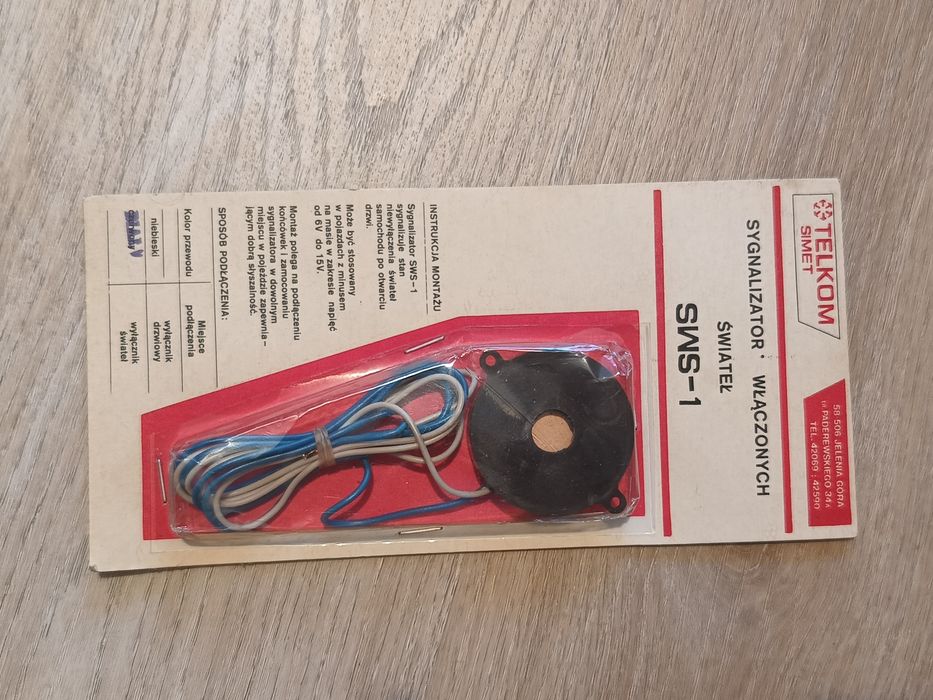 Sygnalizator włączonych świateł sws1