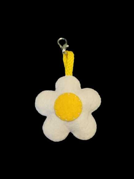 Flores de Feltro em Várias Cores - Para Mochilas, Bolsas e Muito Mais