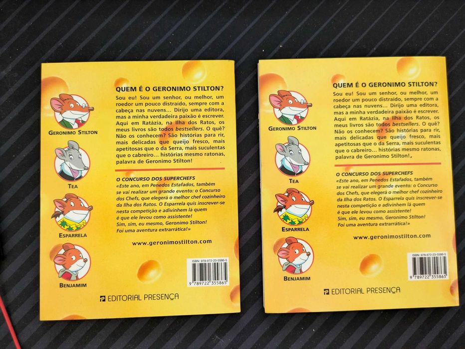 Vendo Livros do Geronimo Stilton 52 e 65