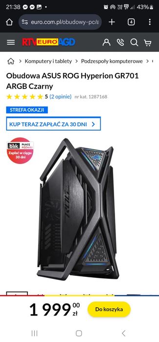 Komputer ASUS ROG i9 14900k z790 maximus 64gb ddr5