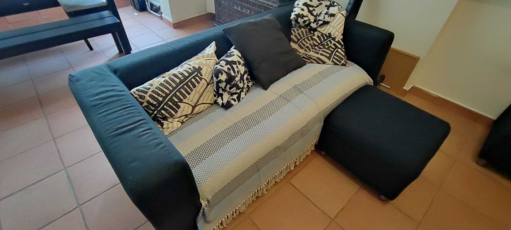 chaise longue - Puff extensor de sofá