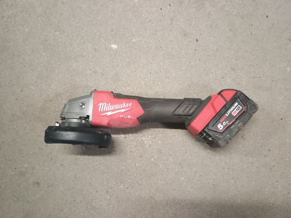 Szlifierka Milwaukee M 18 FSAG125X + aku 5,0 ah