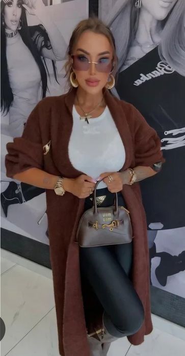 Maxi Kardigan Alpaka Lola Bianka