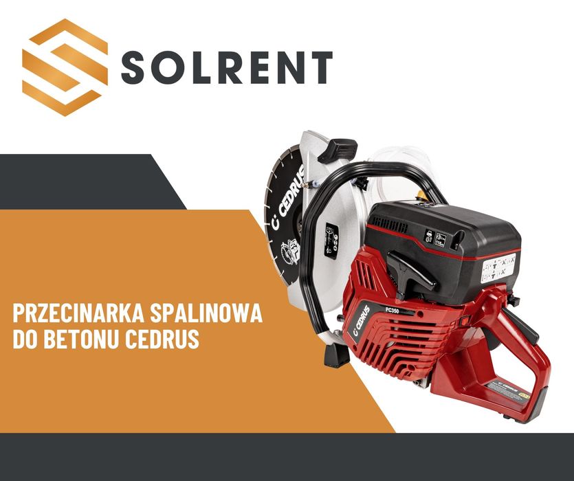 Wynajem PRZECINARKA \ PIŁA do betonu CEDRUS PC350