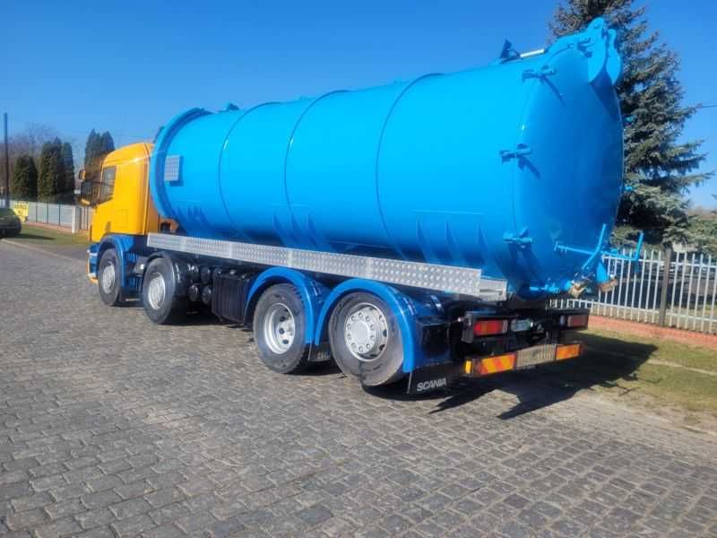 Scania P400 asenizacyjny,Beczka,szambiarka,4 osie