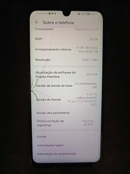 Telemovel Huawei P smart 2019