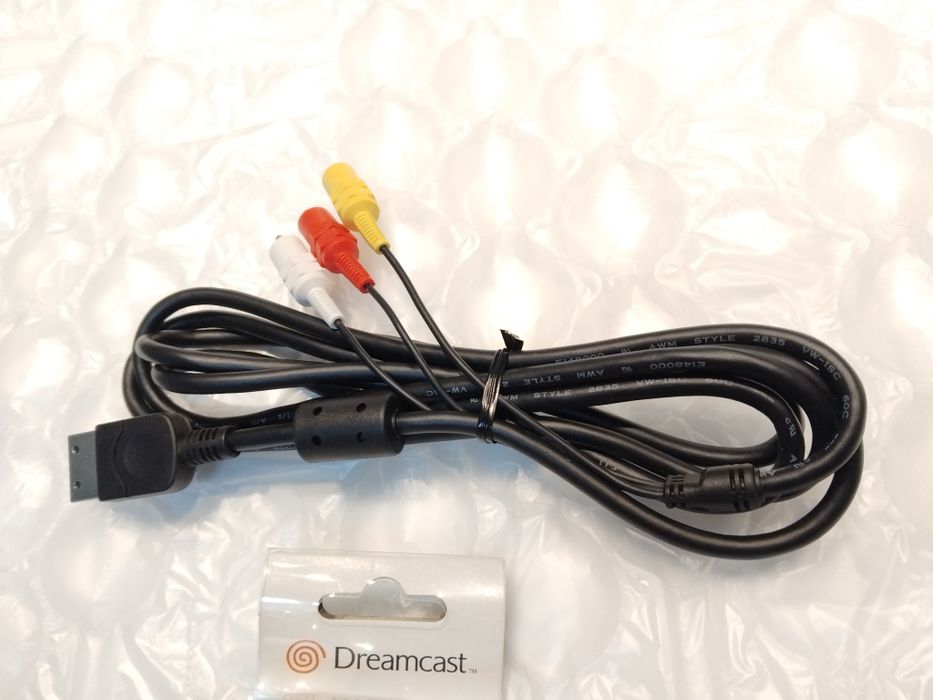 Sega Dreamcast Original Japan Cabo ( Novo ) AV RCA Video
