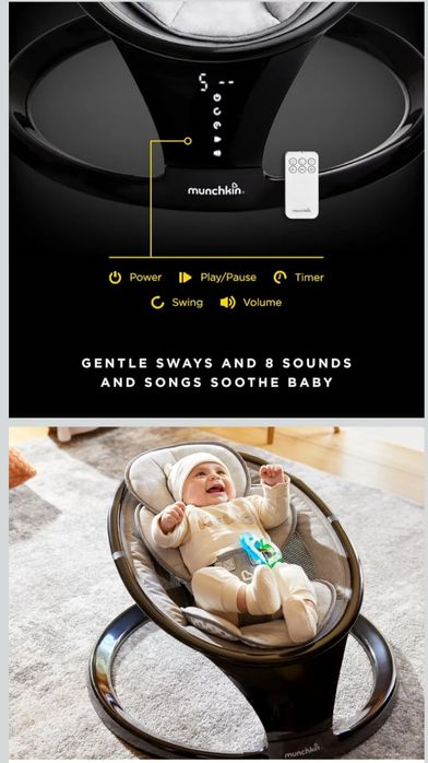 Cadeira  baloiço de bebé  MUNCHKIN