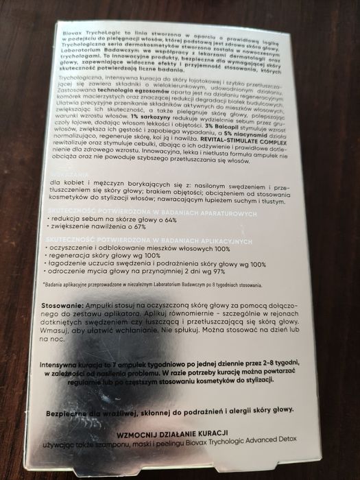 Biovax Trychologic Intensywna kuracja  7dniowa 5mlx7