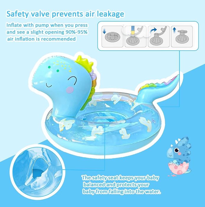 Koło ratunkowe dinozaur