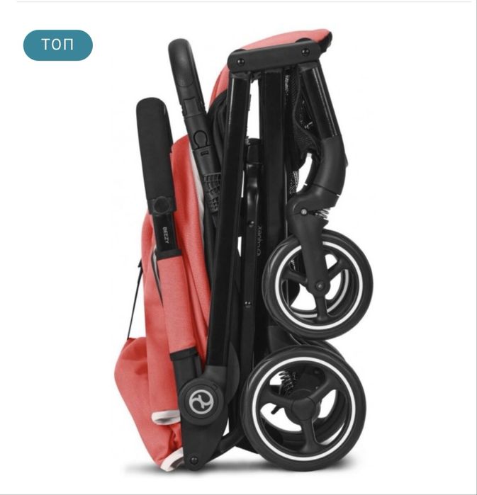 Прогулянкова коляска Cybex Beezy hibiscus red