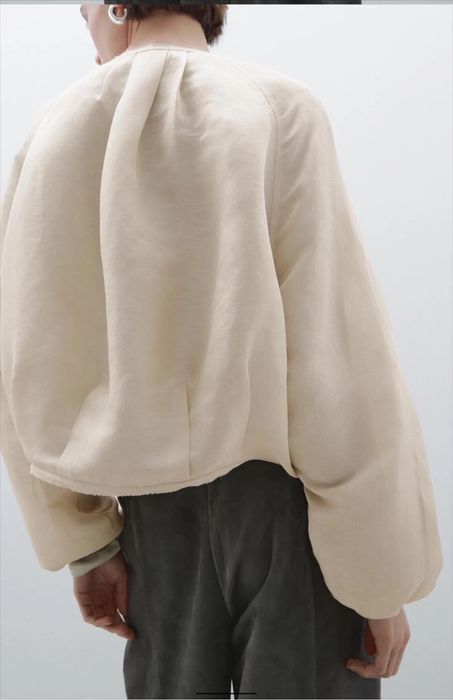 Лляно-Шовковий бомбер Massimo dutti