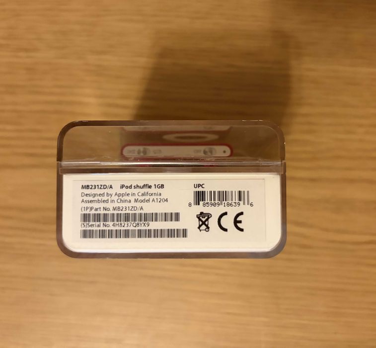 Ipod Shuffle 1GB, Novo