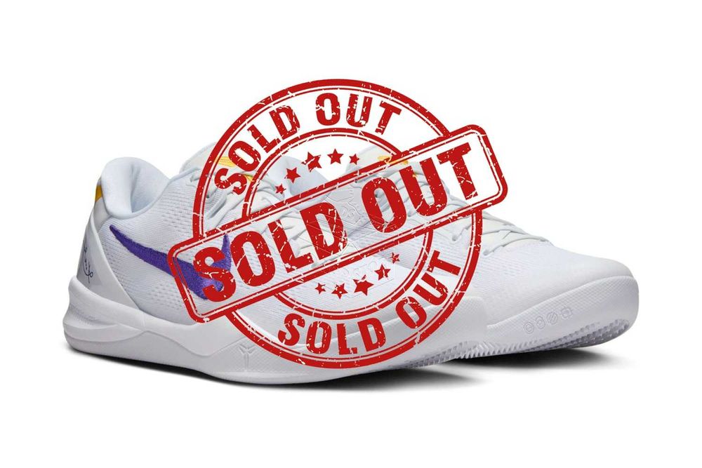 Nike KOBE 8 Protro Lakers Home / HF9550–100