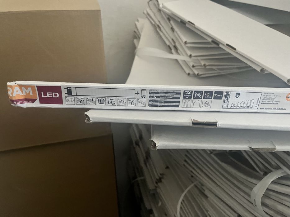 Lampadas Led tubolares osram e Philips