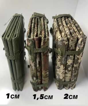 Військові тактичні каремати 180х45 см. Мультик, олива, піксель, чорні.