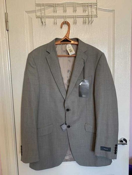 Піджак новий чоловічий сірий на високого