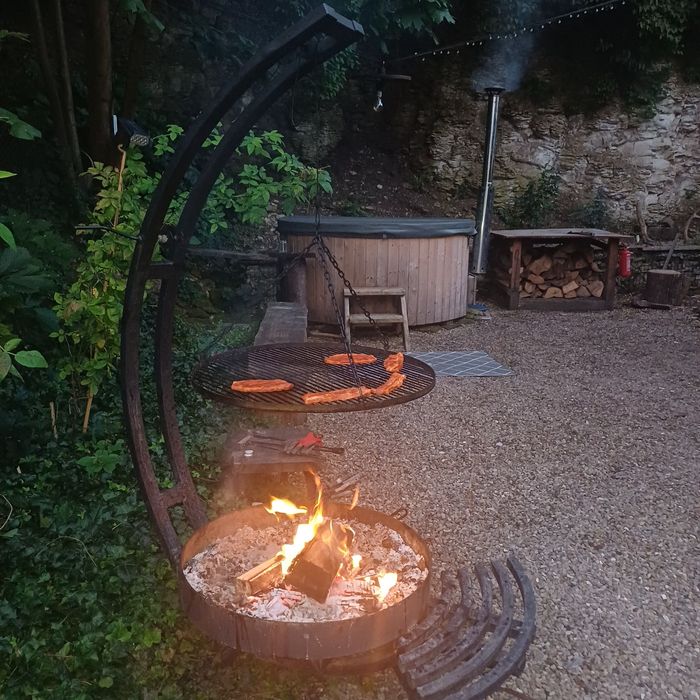 Całoroczny domek na wyłączność. Balia , sauna, beczka do schładzania