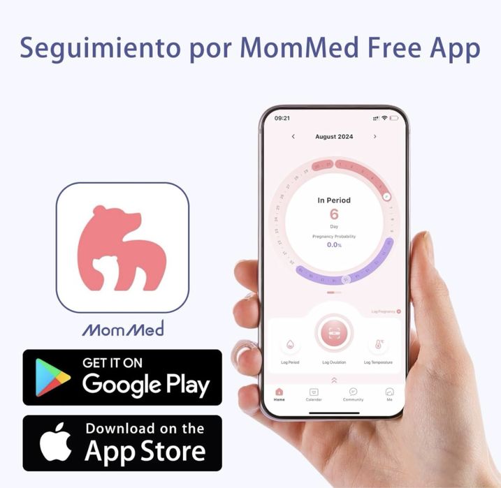 Teste Gravidez/Ovulação + copo COM APP! | MomMed